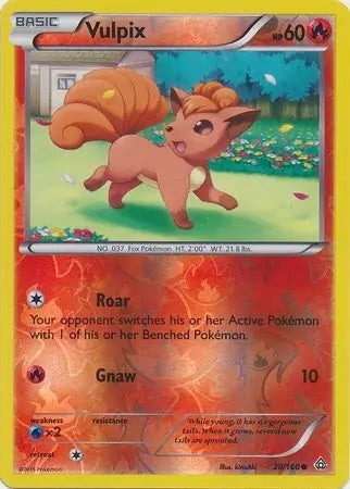Primal Clash Vulpix #20/160 reverse holo